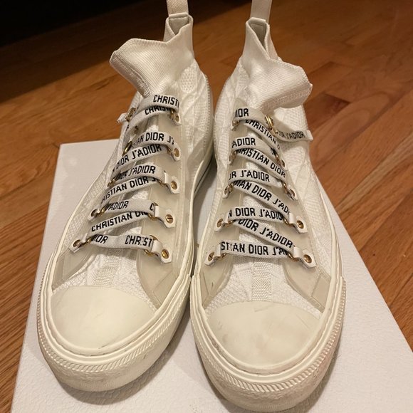 WALK'N'DIOR SNEAKER White Cannage Technical Mesh - Picture 8 of 8